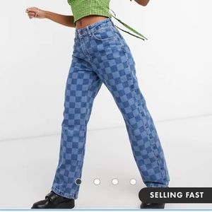 Ragged Priest Checkerboard Jeans